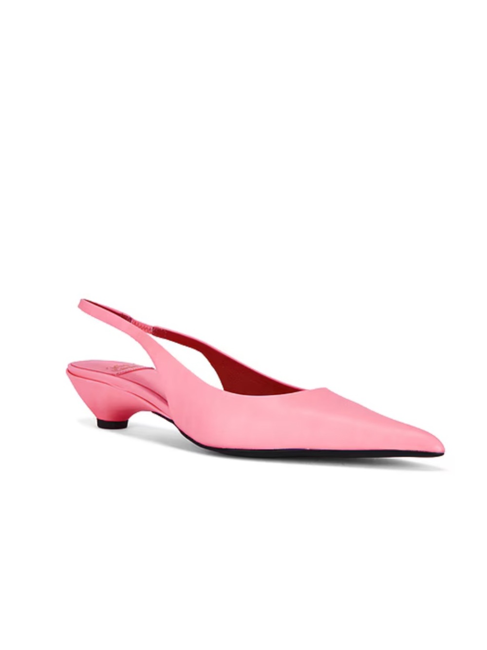 Jeffrey Campbell Monday Flats Pink Neon Slingbacks Kitten Heels 8.5